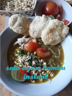 Foto resep Soto ayam bumbu instant