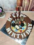 Puding Susu Cokelat Birthday