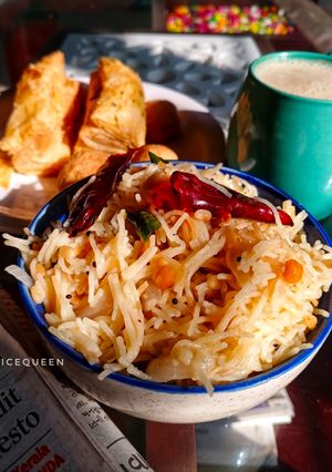 A picture of Vermicelli Upma.