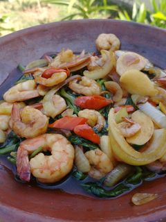 Foto resep Ca Kangkung Udang
