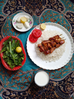 عکسی از دستور جوجه کباب تابه ای