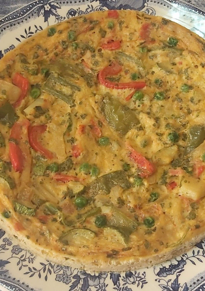 Una foto de Tortilla paisana al horno
