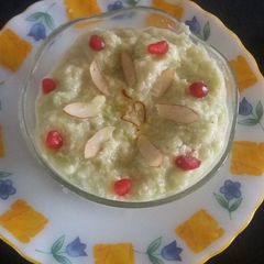 A picture of Lauki ka halwa.