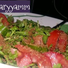 A picture of Water cress salad (kwadon lansir).