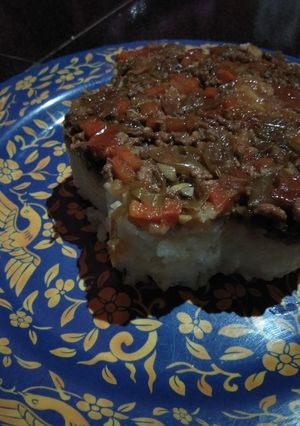 Foto resep Nasi Tim Daging