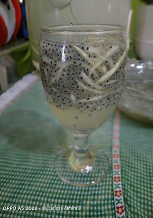 Foto resep Es timun mix biji selasih