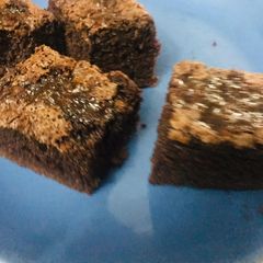 A picture of Easily baked brownies.