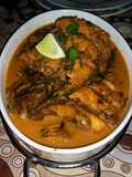 Pescado en salsa de coco