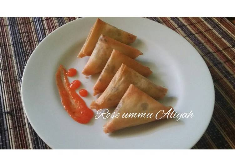 Resep Samosa daging kambing yang enak
