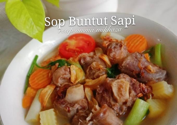 Bagaimana Membuat Sop Buntut, Lezat