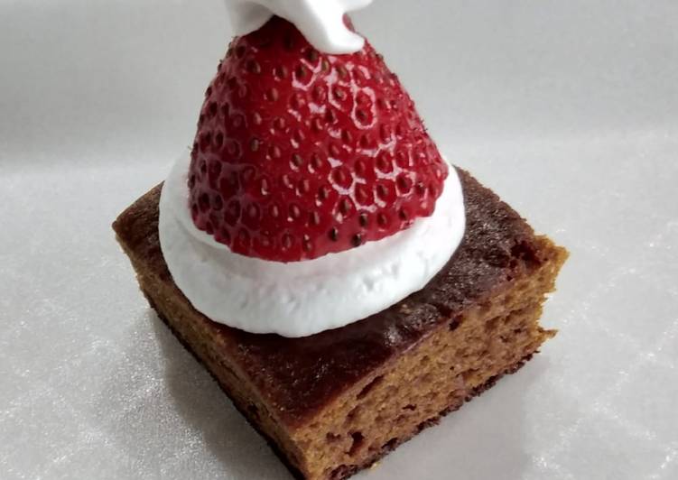 Steps to Make Favorite Santa brownie