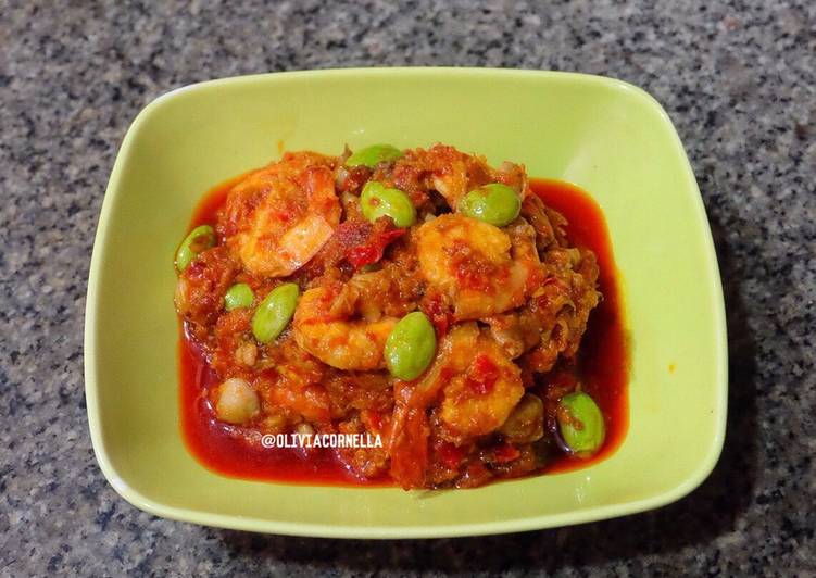 Resep Sambal Udang Pete Anti Gagal