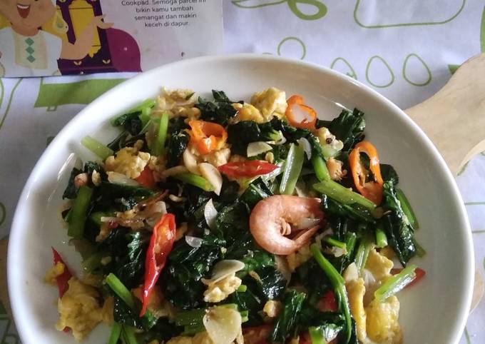 Resep Tumis Sawi Putih Telur, Sempurna