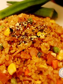 茄醬火腿蛋炒飯 的食譜成品照片