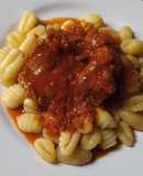Ñoquis con carne