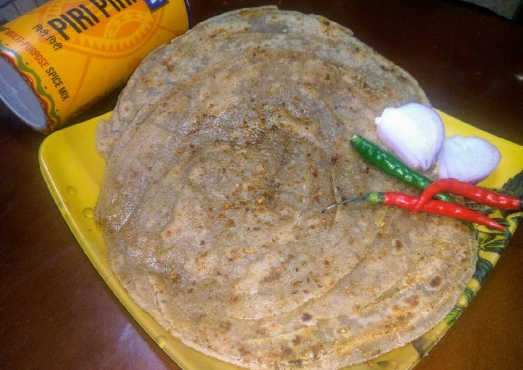 Step-by-Step Guide to Make Super Quick Homemade Jawar bajra peri peri paratha