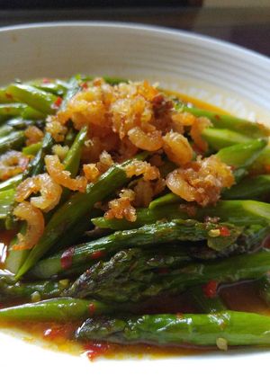 Foto resep Ebi Asparagus