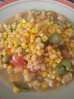 Foto resep Serundeng Jagung Petai