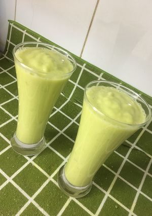 صورة لوصفة عصير الافوكادو بطريقتي 😍❤️