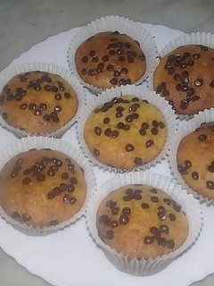 صورة لوصفة مدلان بحبيبات الشوكولا