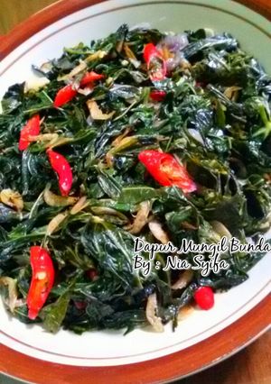 Foto resep Tumis Daun Singkong Sederhana