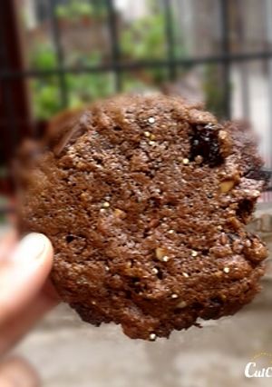 Una foto de Galletas echas con pre mezcla, frutos secos y semillas