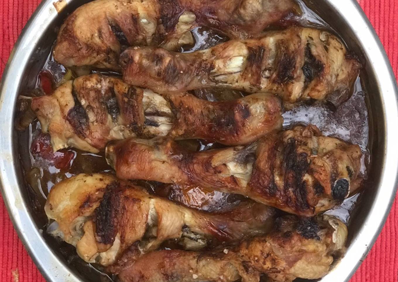 Paha Ayam Panggang Tomat