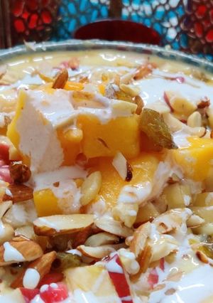 A picture of Mango Custard.