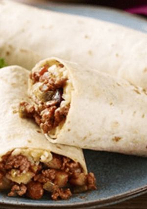 Une photo de Burrito boeuf & cheddar