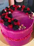 Málnás csoki mousse torta
