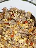 Daging Cincang Goreng (ala corned beef dalam tin)