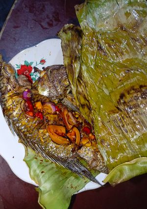Foto resep Mujair Bakar Daun Pisang