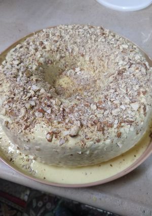 صورة لوصفة كيكة الزعفران