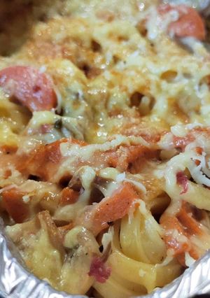 Foto resep Baked Fettuccine Alfredo