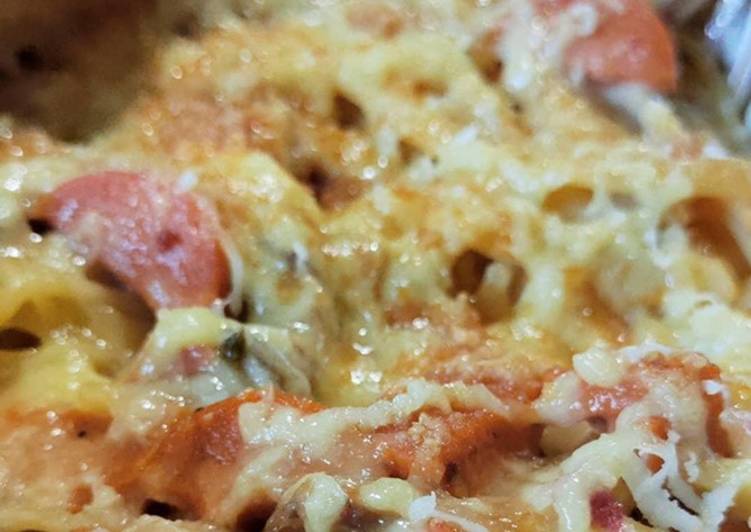 Baked Fettuccine Alfredo