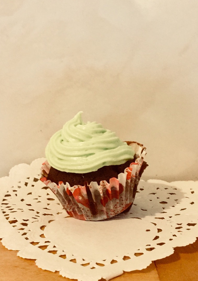 Una foto de Cupcakes de menta