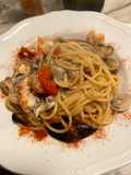 Spaghetti allo scoglio risottati