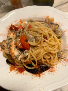 Foto di Spaghetti allo scoglio risottati