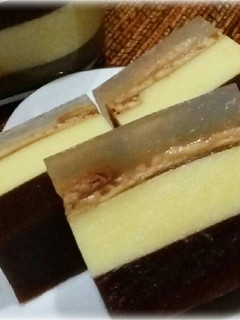 Foto resep Puding Biskuit 3 Lapis
