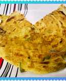 Instant egg paratha