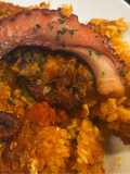 Arroz con Pulpo y Sobrasada en Airfryer Cosori
