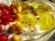 A picture of pomegranates curd