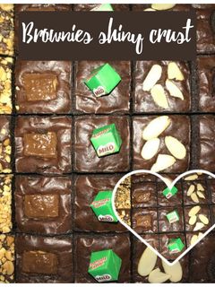 Foto resep Brownies shiny crust