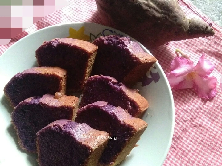 Cara Gampang Membuat Resep Bolu ubi ungu panggang yang Lezat Sekali Anti Ribet, Bikin Ngiler