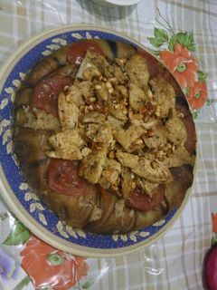 صورة لوصفة مقلوبة دجاج