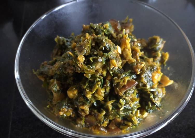 Methi-Brinjal Sabzi