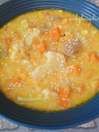 Langkah Mudah untuk Menyiapkan Resep Sup Jagung Pelangi yang Enak Banget Anti Ribet, Bisa Manjain Lidah