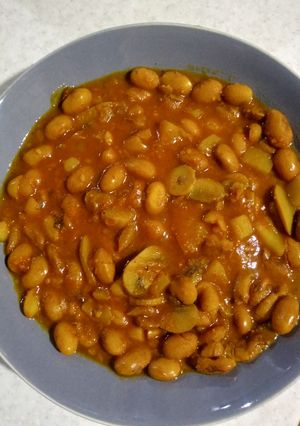 عکسی از دستور خوراک لوبیا چیتی