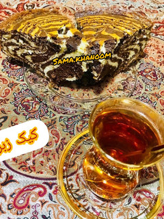 عکسی از دستور کیک زبرا 🍩😋