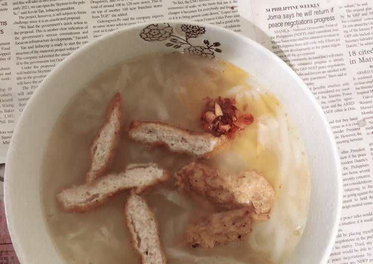 Bánh Canh chả cá nhà làm..